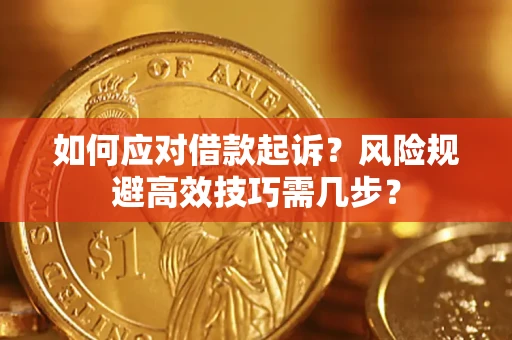 济南如何应对借款起诉？风险规避高效技巧需几步？