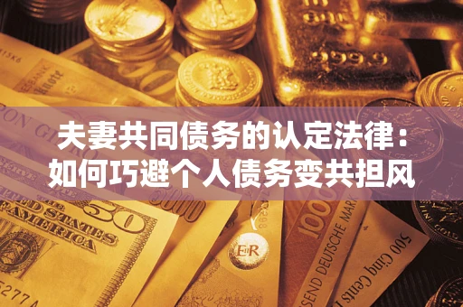 济南夫妻共同债务的认定法律：如何巧避个人债务变共担风险？