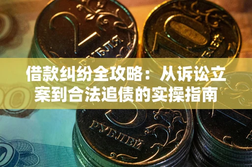 济南借款纠纷全攻略：从诉讼立案到合法追债的实操指南