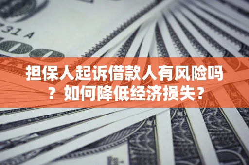 济南担保人起诉借款人有风险吗？如何降低经济损失？