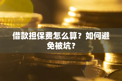 济南借款担保费怎么算？如何避免被坑？