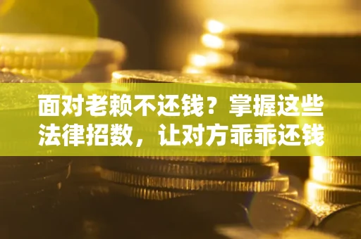 济南面对老赖不还钱?掌握这些法律招数,让对方乖乖还钱! 济南面对老赖不还钱?掌握这些法律招数,让对方乖乖还钱!