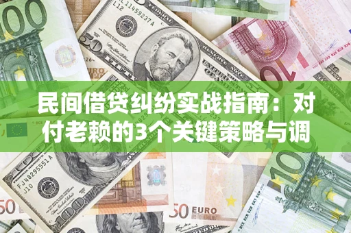 济南民间借贷纠纷实战指南：对付老赖的3个关键策略与调解盲区解析