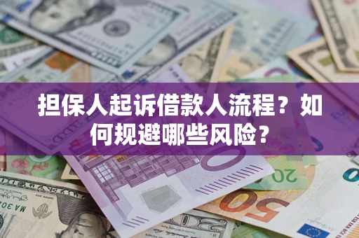 济南担保人起诉借款人流程？如何规避哪些风险？