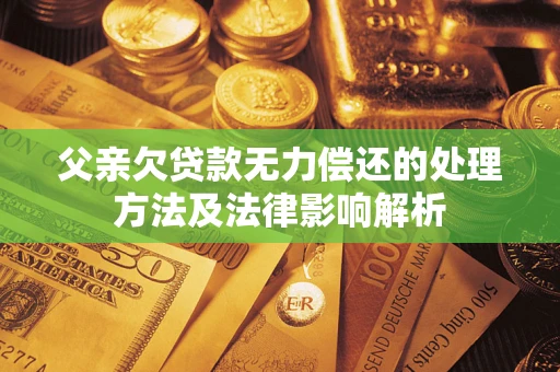 济南父亲欠贷款无力偿还的处理方法及法律影响解析