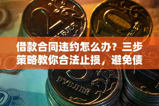 济南借款合同违约怎么办？三步策略教你合法止损，避免债务危机升级