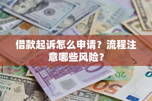 济南借款起诉怎么申请？流程注意哪些风险？